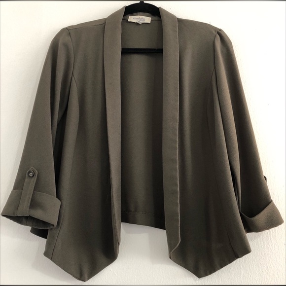 Jackets & Blazers - Olive Green Blazer